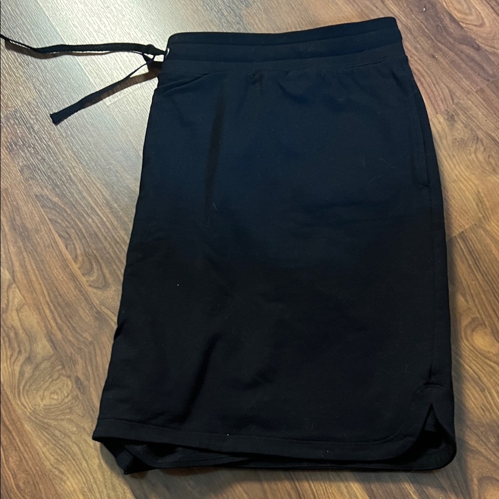 Karen Scott Black Women's Pencil Skort with side pockets